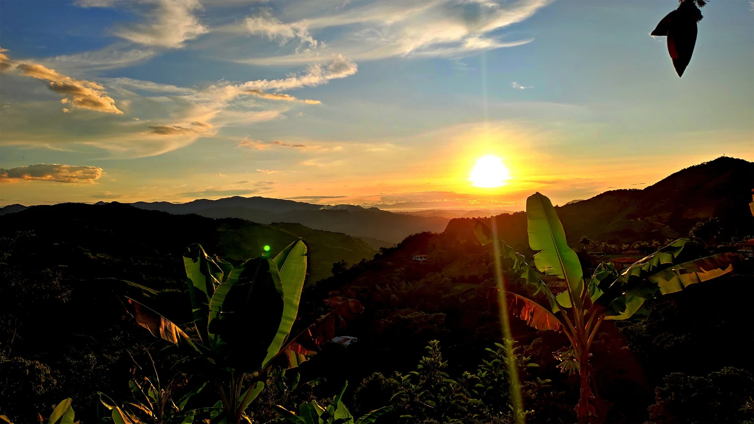 Finca el Recuerdo vista panoramica desde la casa